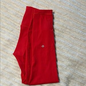 lululemon  Bright Red Leggings